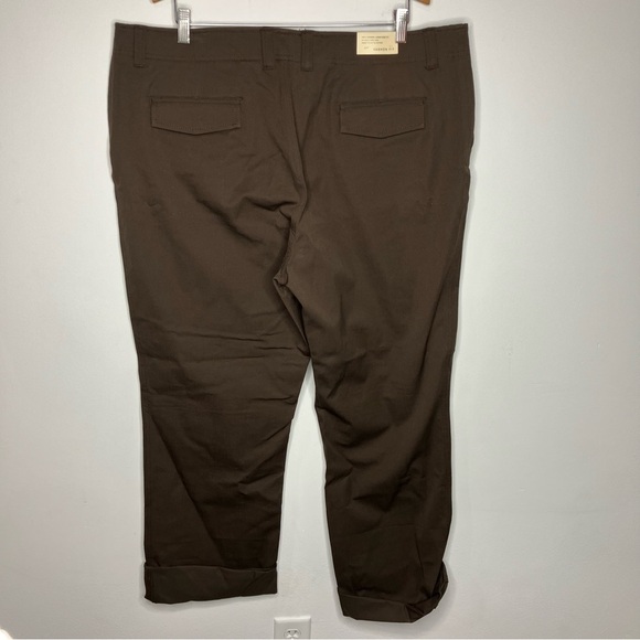 NWT Eddie Bauer Vashon Fit Pants brown size 20 tall - Picture 5 of 7